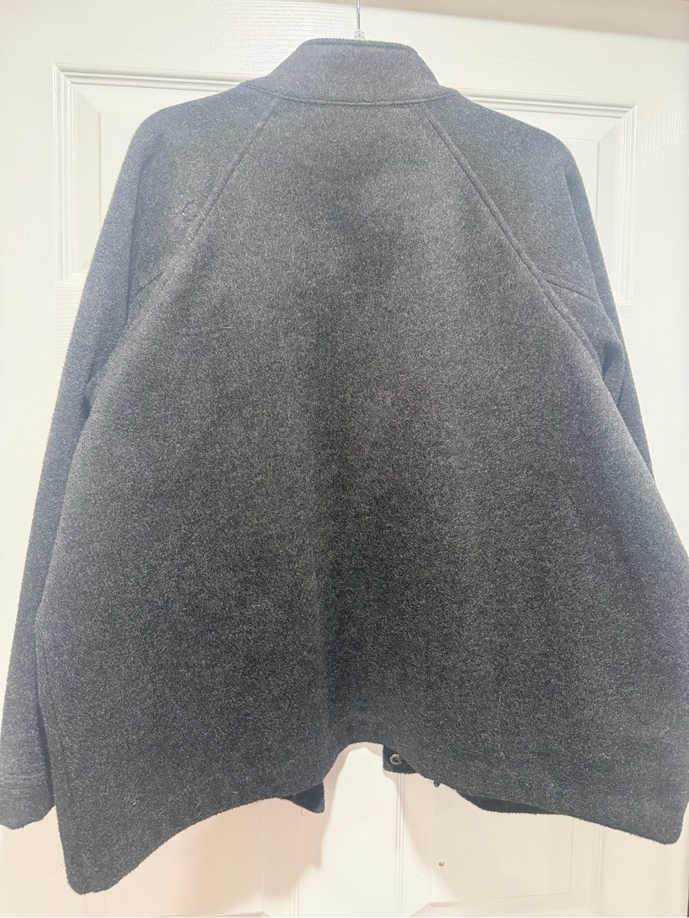 Banana Republic Charcoal Gray Women's Pea Coat - Picture 2 of 5